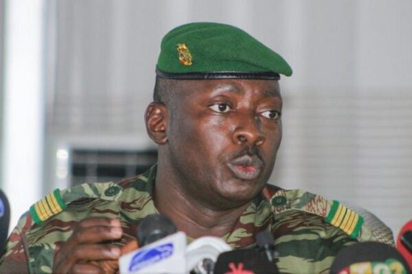 Le colonel Amara Camara promet d’œuvrer pour ‘’combler aux aspirations légitimes du peuple de Guinée’’